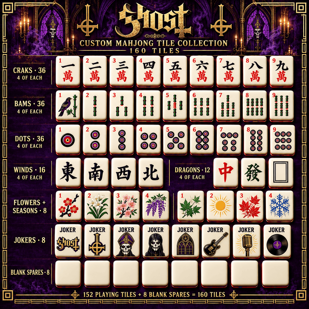 GOST Premium Mahjong Set – Game Night Edition PNPA