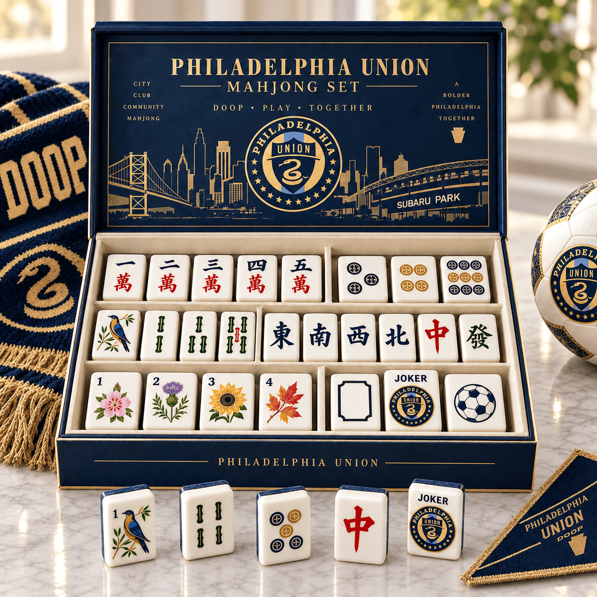 Premium PLD Mahjong Tiles Set TNSM