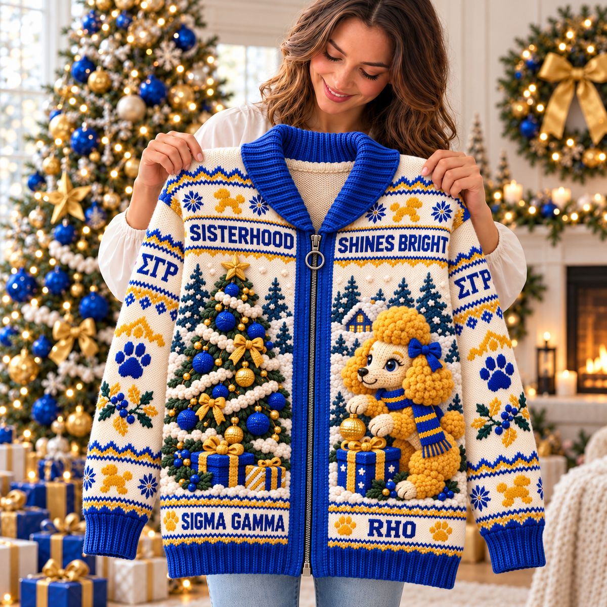 SGRO WOOL ZIP CARDIGAN NPL