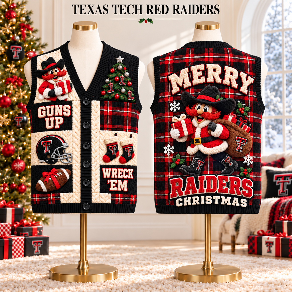 TTRR Premium Christmas Cardigan Vest TMH