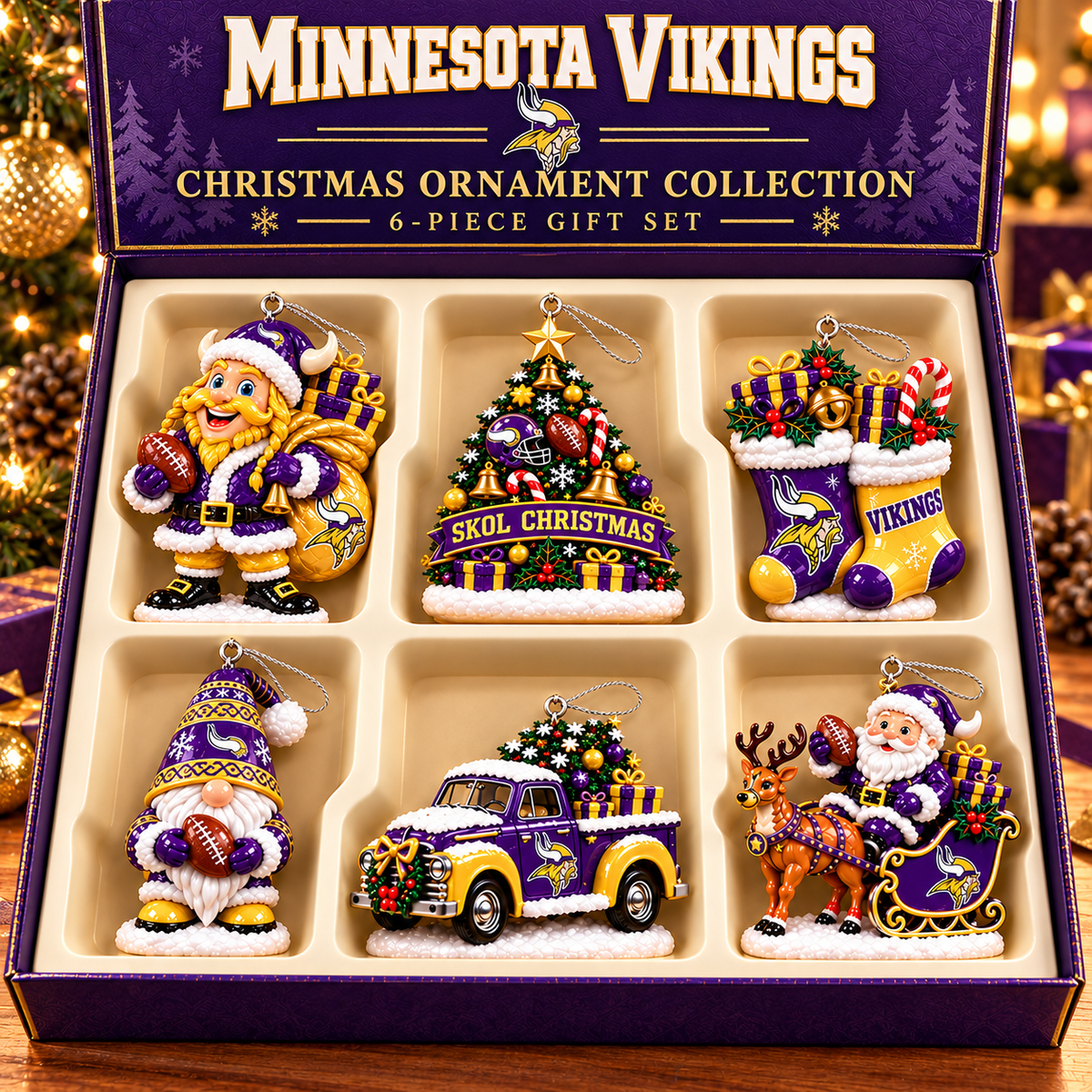 MNVK Premium Christmas Tree Ornament Set TMH