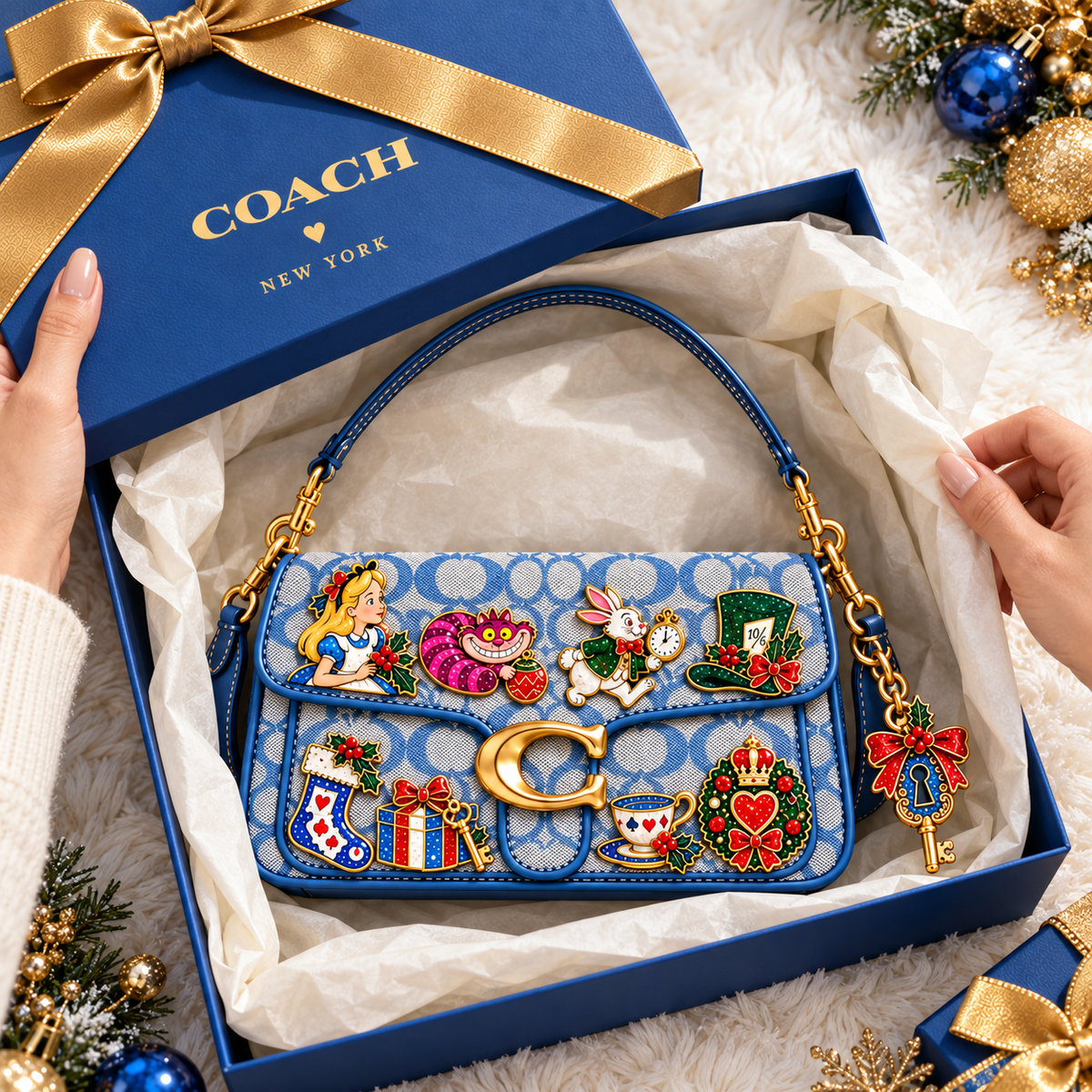 Premium ALW Noel Shoulder Cross With Charm NPL