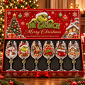 TGR Premium Sculpted Crystal Wine Glass Collector Set TTNL