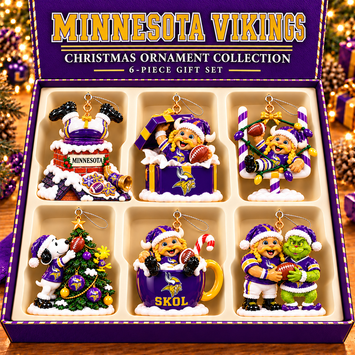 MNVK Premium Christmas Tree Ornament Set TMH