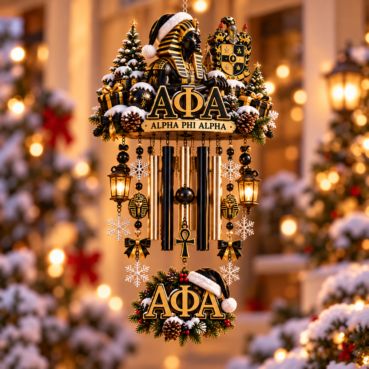 APA Christmas Wind Chime With Charm TNSM