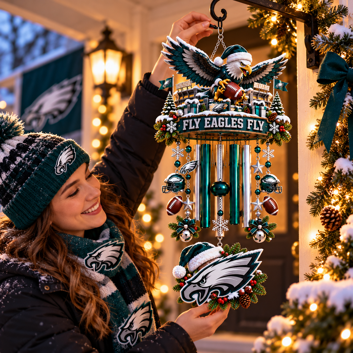 PLDE Christmas Wind Chime With Charm TNSM
