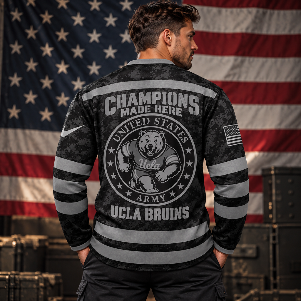 UCLA Camo Hockey Jersey NTTB