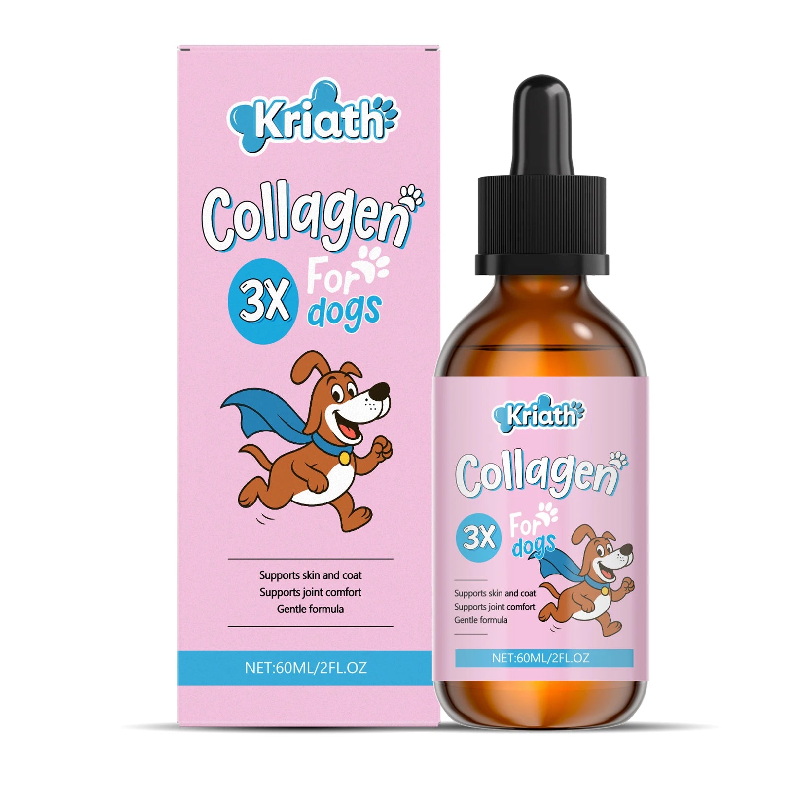 Pet Collagen Drops Effectively Maintain Cartilage Health Support Joint Mobility Promote Joint Lubrication Pet Dietary Supplement