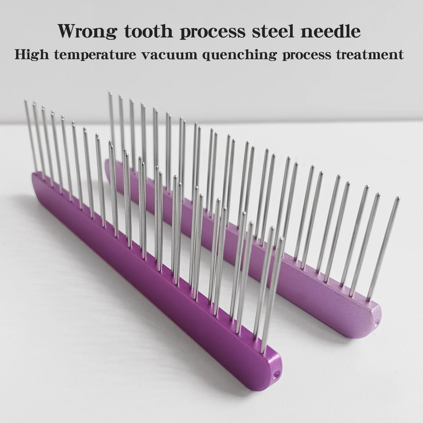 Pet Staggered comb Tooth Comb-Safe Knot Removal Tool for Dogs & Cats Removes Floating Hair for Long-Haired Maine Coon Cats