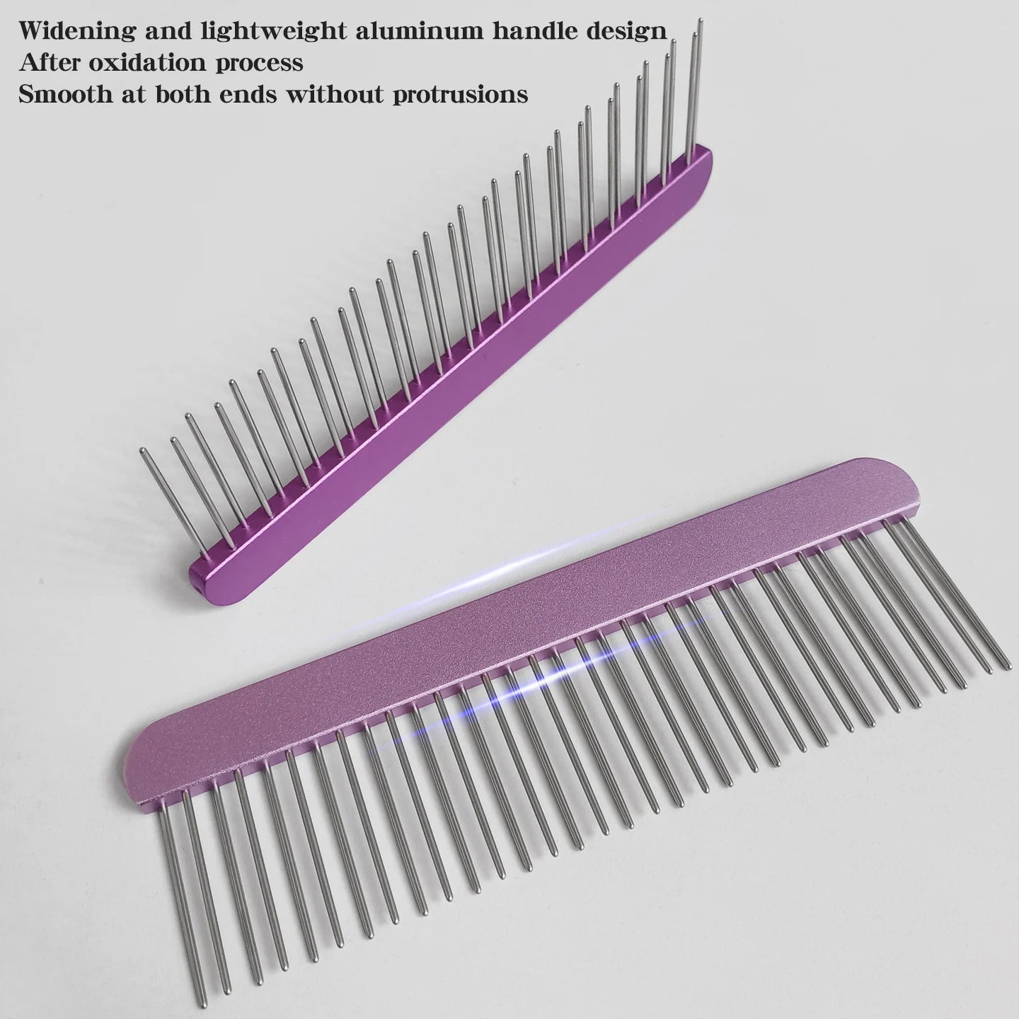 Pet Staggered comb Tooth Comb-Safe Knot Removal Tool for Dogs & Cats Removes Floating Hair for Long-Haired Maine Coon Cats