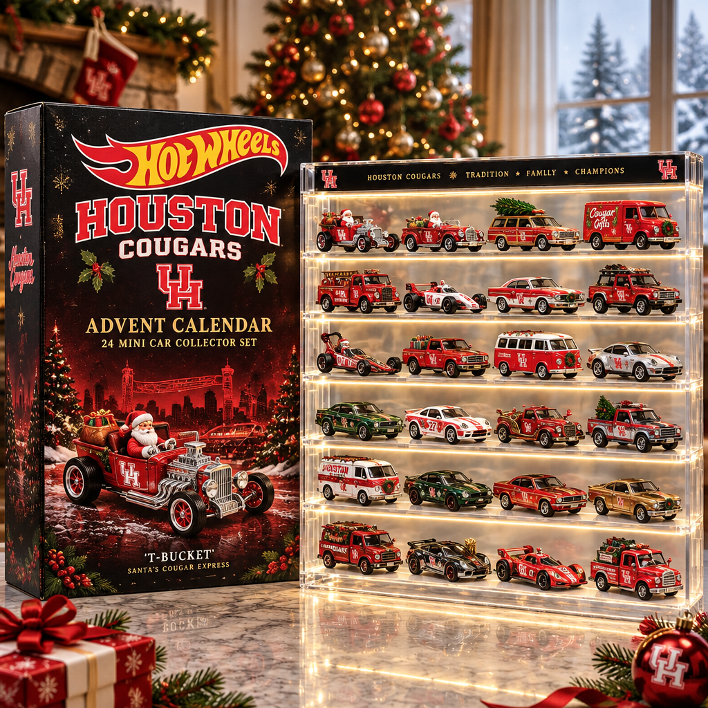 Houston Cougars Premium Mini Car Advent Calendar