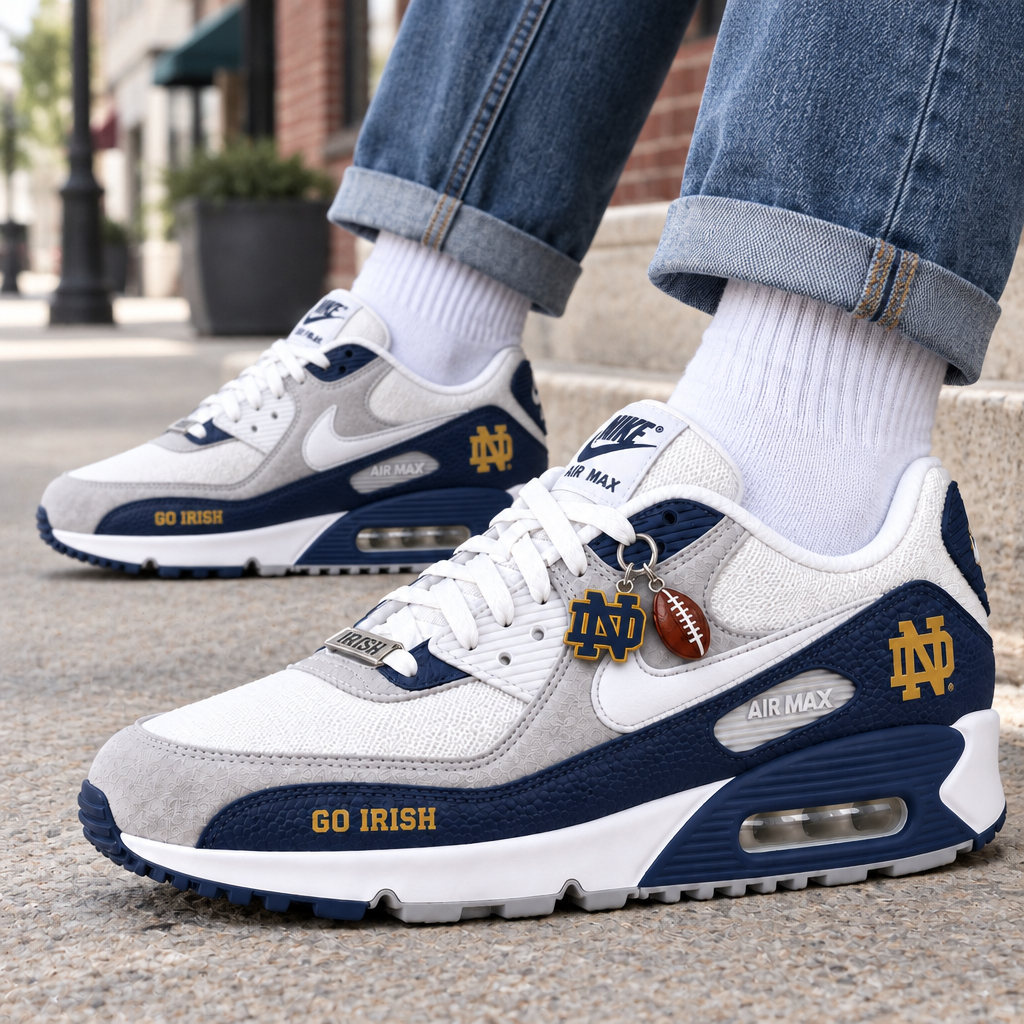 Notre Dame Fighting Irish Premium Low-Top Sneakers