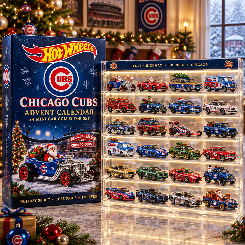Chicago Cubs Premium Mini Car Advent Calendar