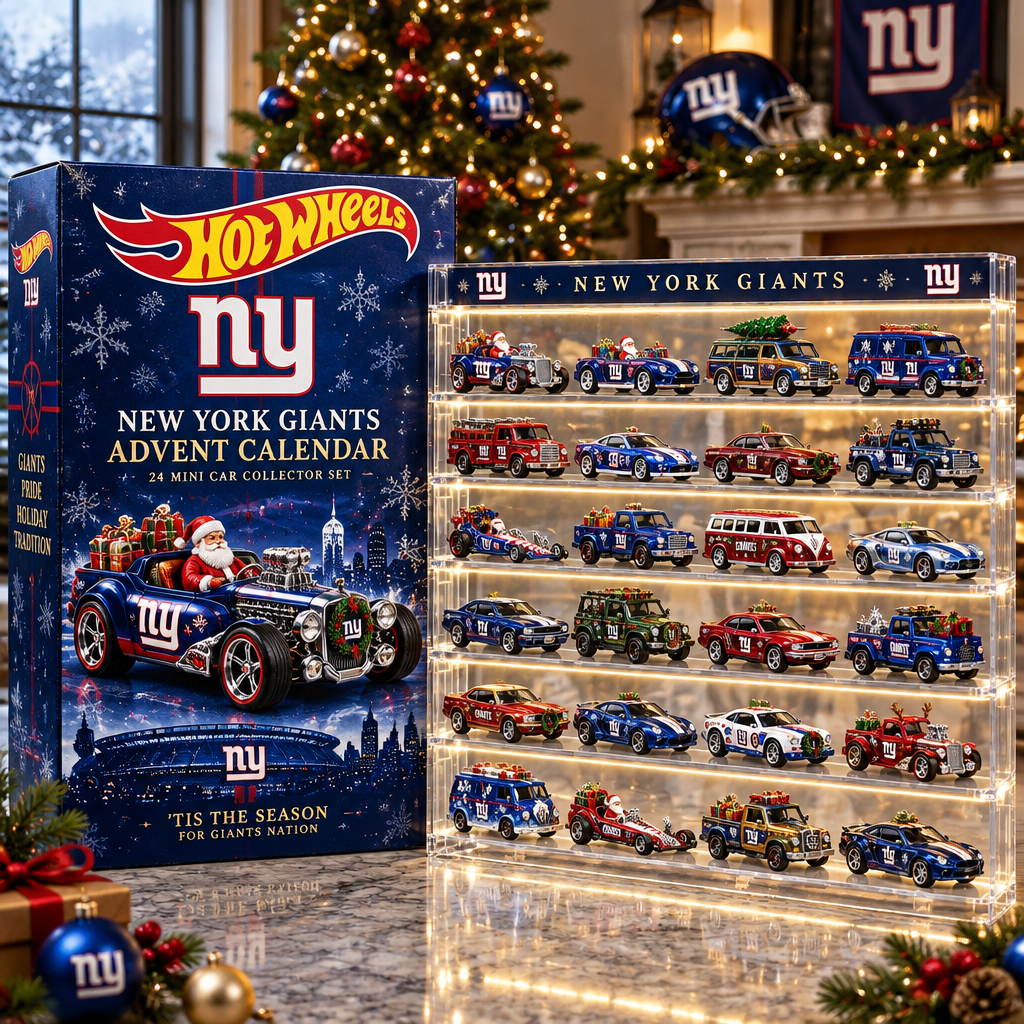 New York Giants Premium Mini Car Advent Calendar
